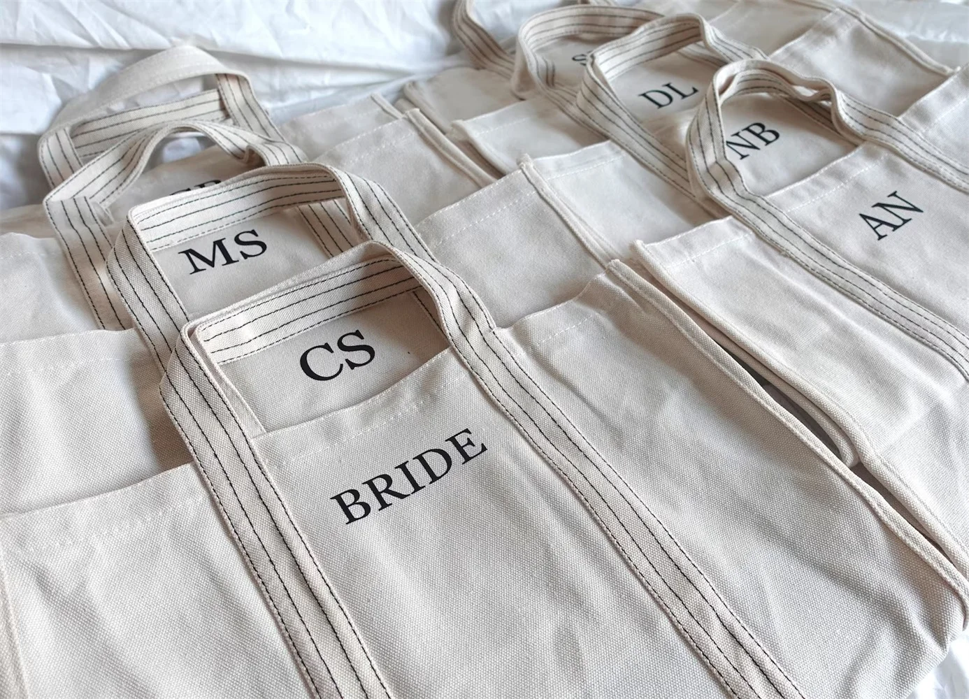 Bridesmaid Bag, Beach Bag, Monogram Bag, Canvas Tote Bag, Bridesmaid Gift Bag, Wedding Bag, Personalized Tote Bag, Market Bag
