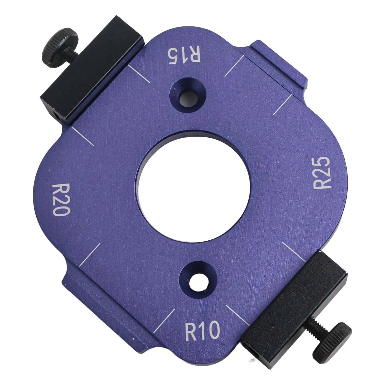 Woodworking Edge Trimming Machine with Round Corner Radius Template Aluminium Alloy Tool for Precision Measurements