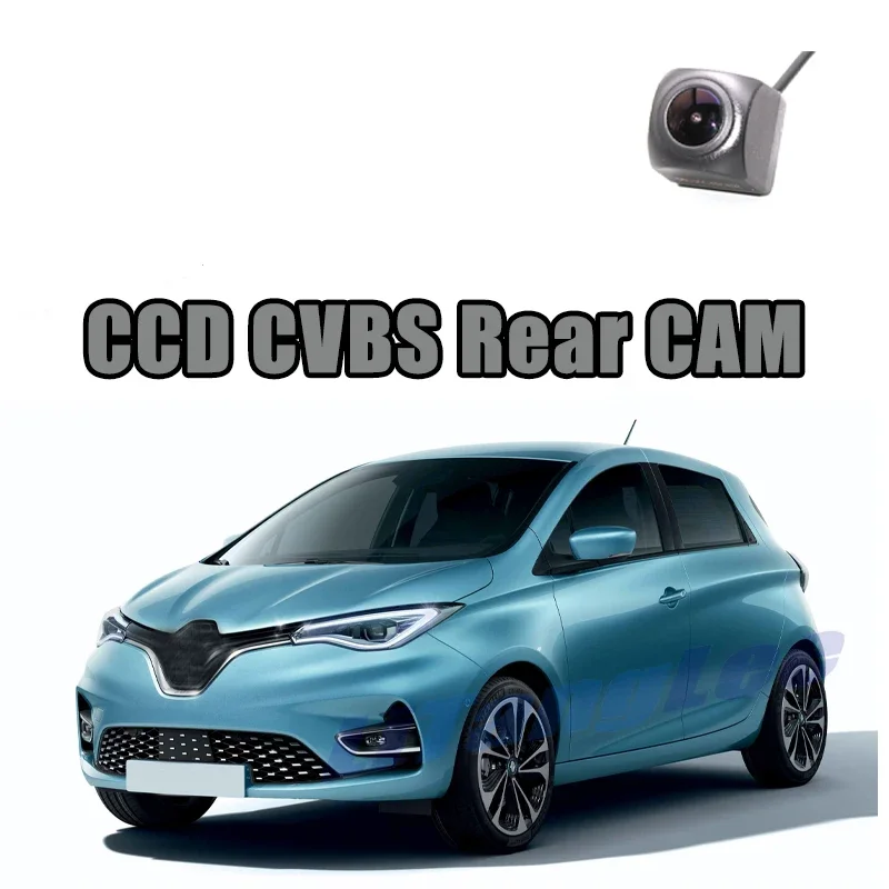 

Для Renault Zoe 2012 ~ 2020 задняя камера ночного видения WaterPoof для парковки резервного копирования CAM автомобильная камера заднего вида CCD CVBS 720P