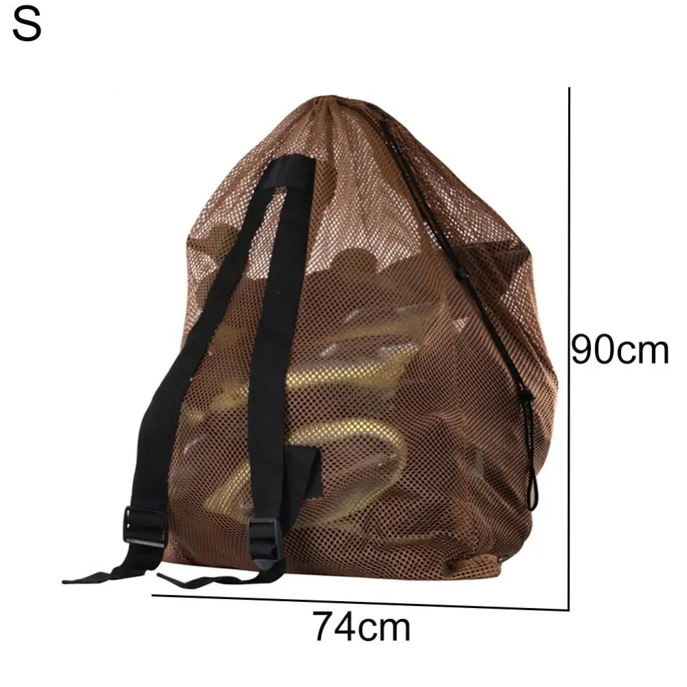 Outdoor Duck Gooses Mesh Luring Decoy Shoulders Bag Drawstring Hunting Backpack Hunting Decoy Hunting Tools