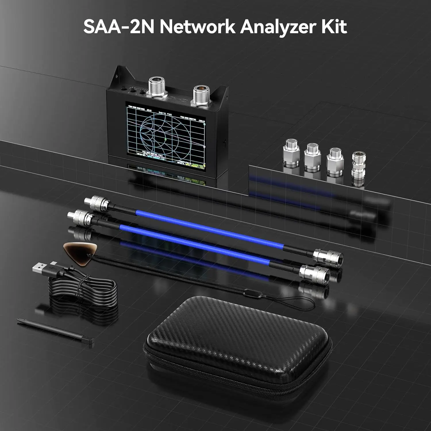 Antenna Analyzer NanoVna SAA-2N VNA  50KHz -3GHz Vector Network Analyzer 4