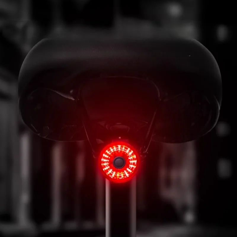 For Dahon Mountain Bike Taillight Intelligent Regulation Aluminum Alloy Shell Bicycle Lights Shock-resistant Bicycle Accessories