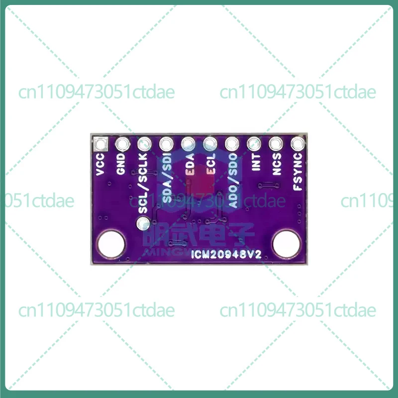 For ICM20948 V2 9DOF 9-Axis Accelerometer Magnetic Field Sensor Module Replace MPU-9250 MPU-9150