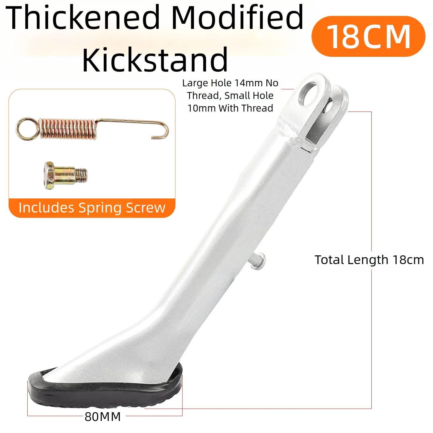 

Secure Parking Electric Bike Support Anti Slip Kickstand For Scooters Motorcycle Parking Support Anti-Corrosion Coating