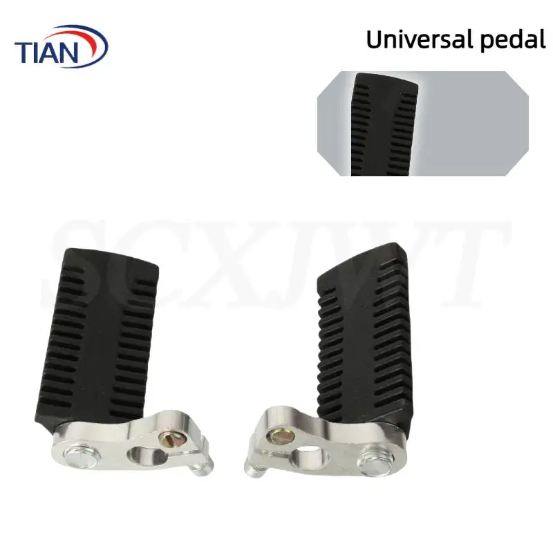 Easy-to-Install Rear Foot Pegs Foot Rests Pedals Footpegs - Convenient Motorcycle Accessories for 47cc 49cc Mini Pocket Bikes