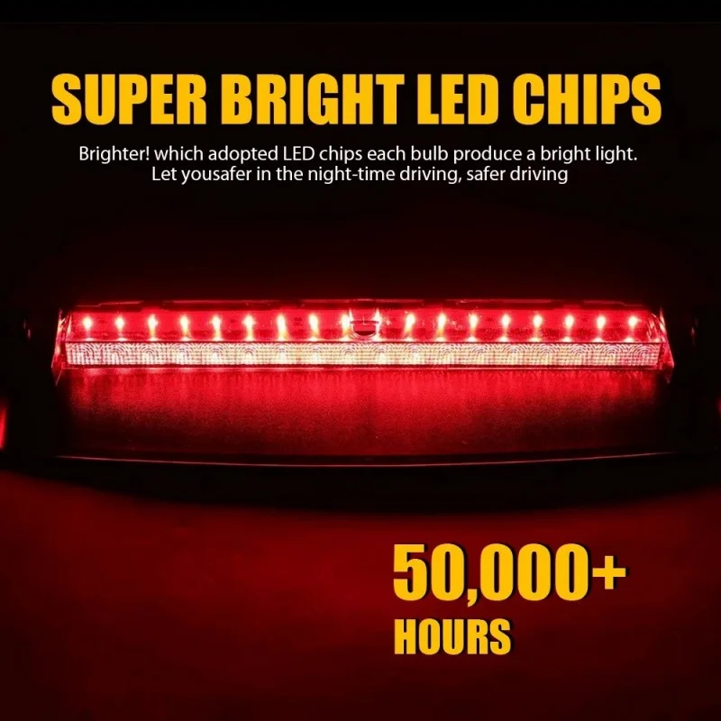 

Car LED Third Stop Brake Light Red Rear Taillight For Audi A4 S4 B8 2009-2015 Rear 3rd Brake Light 8K5945097 Car Accessories