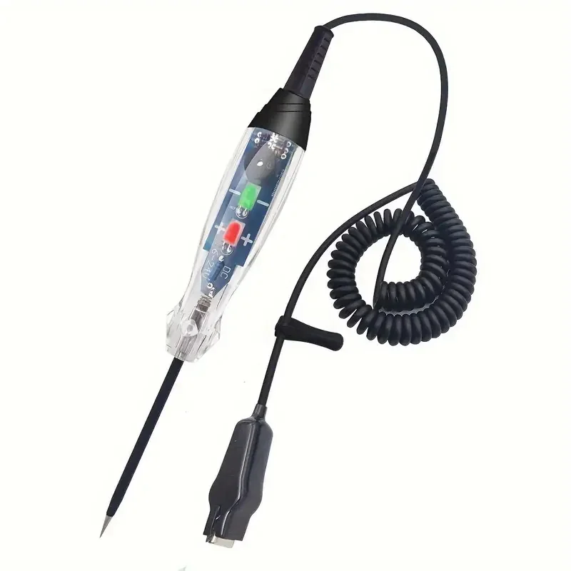 

Upgraded Automotive Digital LED Circuit Tester with Buzzer Test Light 4-60V DC , Heavy Duty Light Tester with Voltmeter