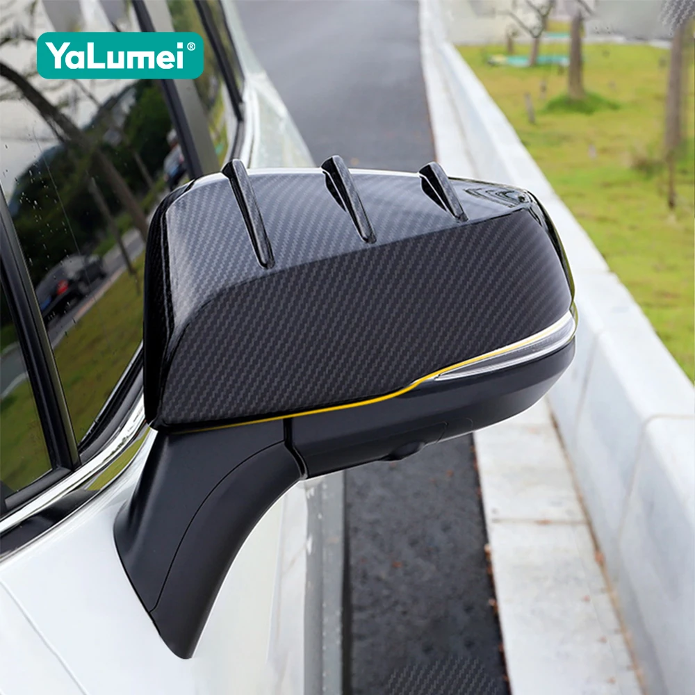 

For Toyota RAV4 XA50 2019 2020 2021 2022 2023 2024 ABS Car Rearview Mirror Cover Cap Shell Housing Door Side Wing Mirror Case