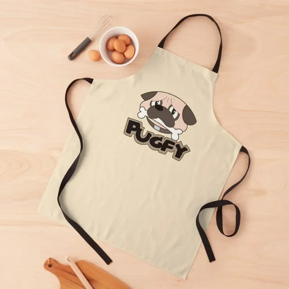 

Pugfy The Way of The Househusband Apron Women's Home Clothes kitchen item Chef Accessories Utensils For Kitchen Apron