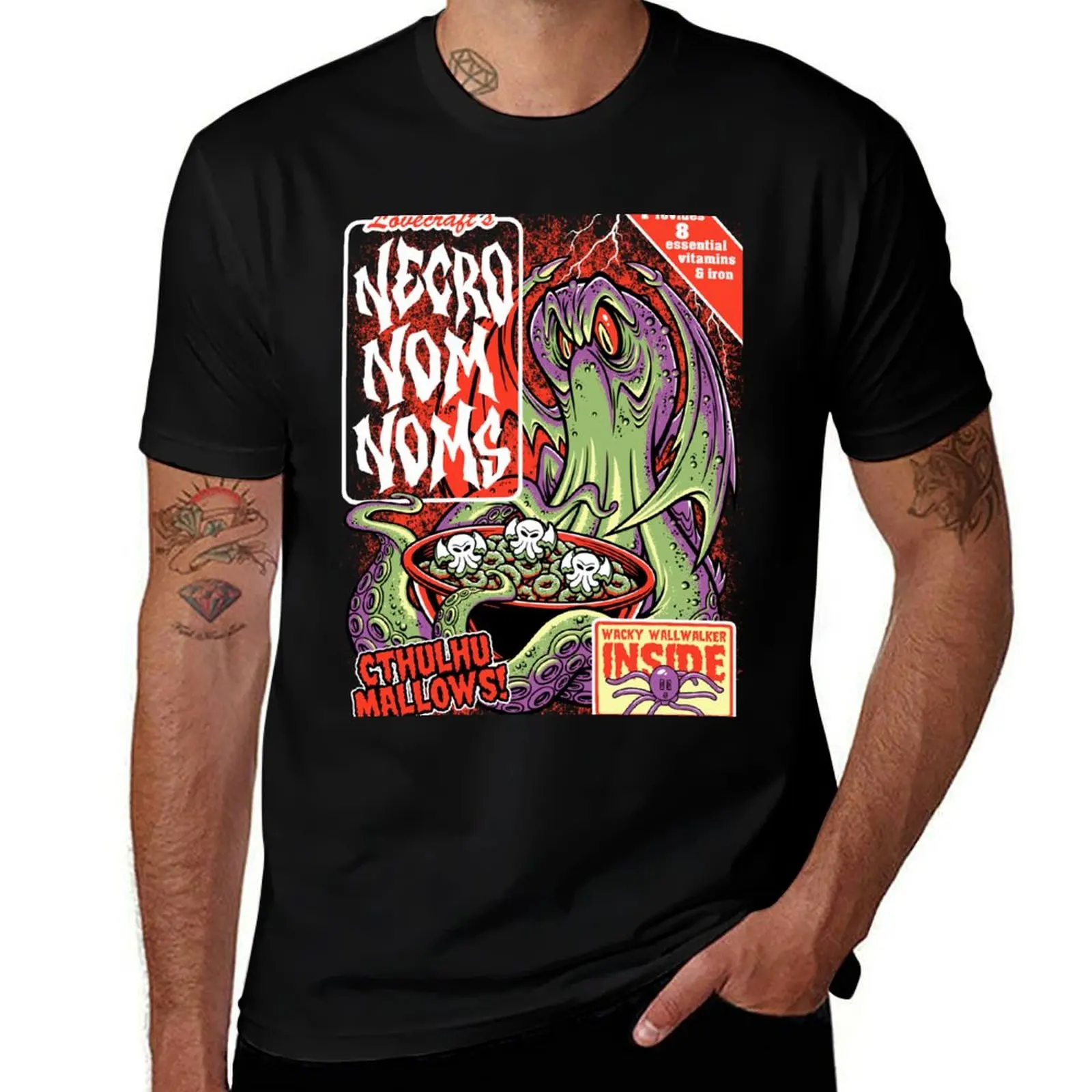 

NECRO NOM NOMS! T-Shirt t shirts for man cotton soft man t shirt designer