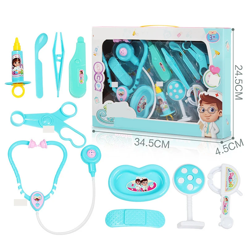 Juego de médicos para niños, casa de juegos de rol para niñas, Kit médico de simulación de Hospital, bolsa de enfermera, regalos de Juguetes