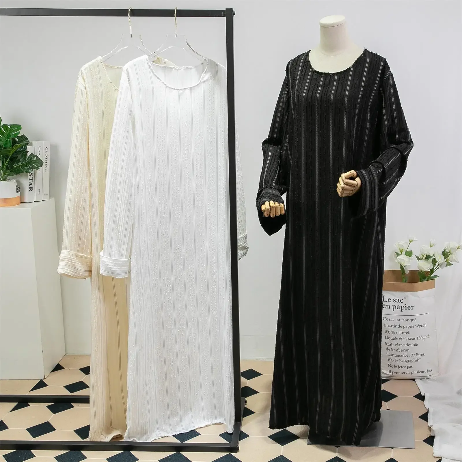 Sweatshirt Abaya Loose Muslim Dress  Abayas for Women Dubai Casual Wear Turkey Ramadan Islamic Clothing Kaftan Robe