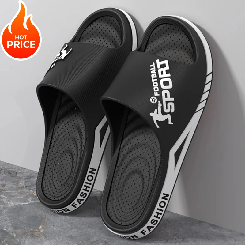 

Новые летние мужские шлепанцы 2026 года: домашние тапочки с мягкой подошвой из ЭВА, легкие пляжные сандалии, мужские шлепанцы-вьетнамки