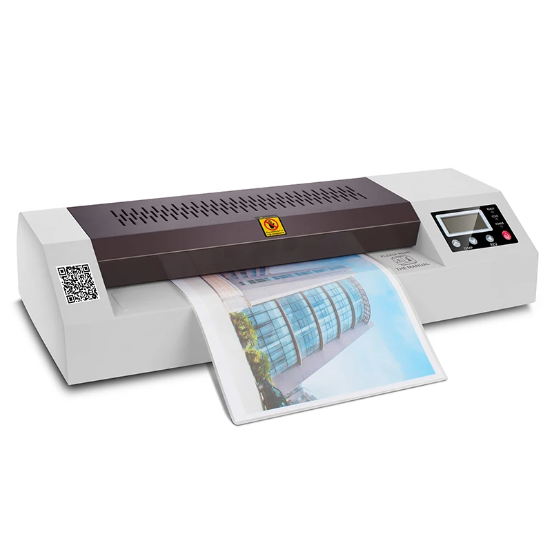 Hot Sale Max Size 320 and 475mm/mins Speed A4 Desktop Film Laminating Pouches Lamination Pouches for DIY