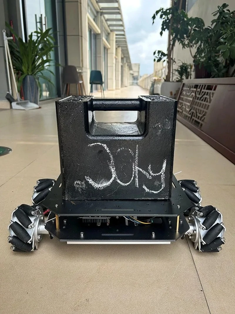 30kg Load Heavy Duty Metal Car Chassis with Encoder Motor 100mm Mecanum Wheel Robot Car for Arduino Programmable Robot DIY Kit