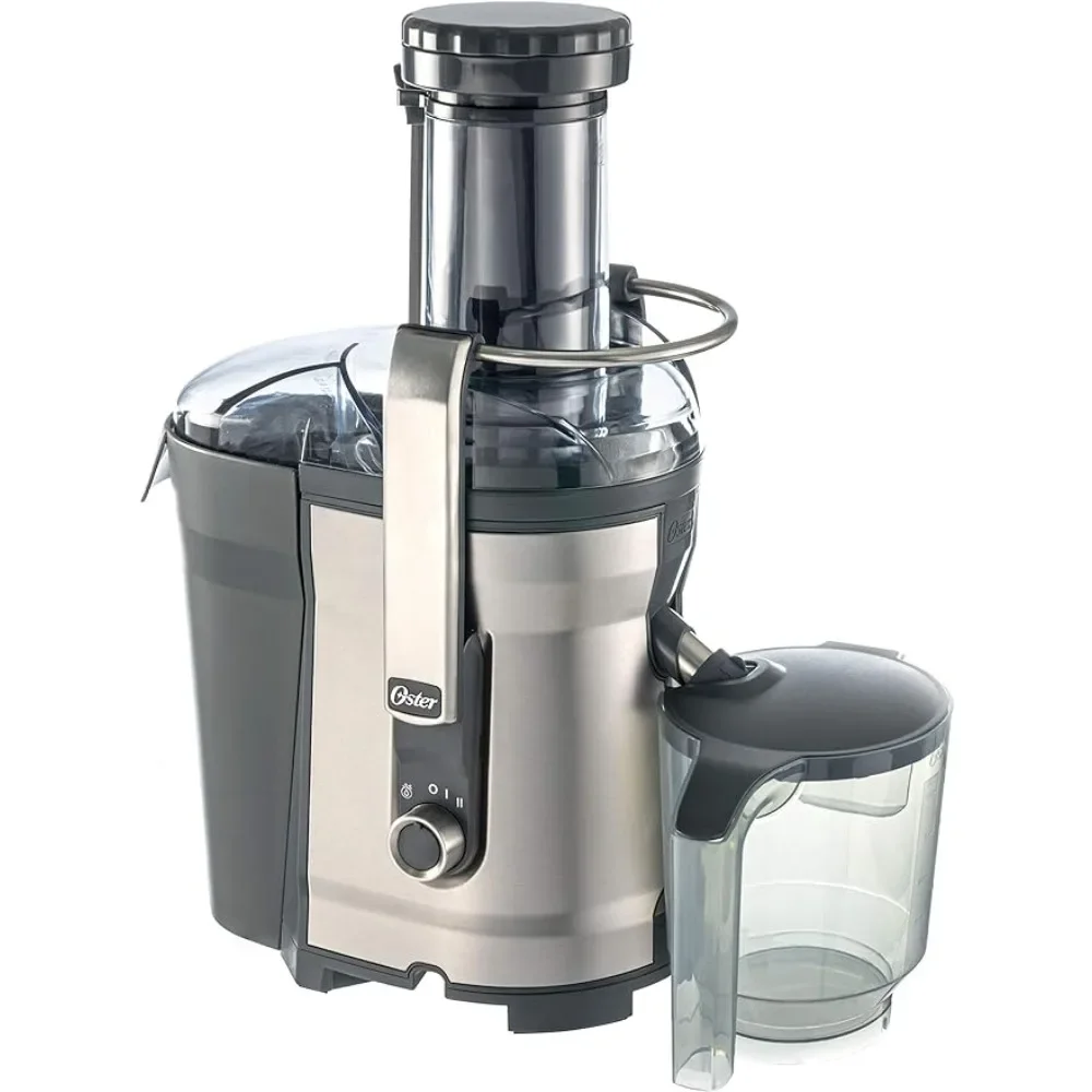 

Easy-to-Clean Professional Juicer, Stainless Steel Juice Extractor, Auto-Clean Technology, XL Capacity, Gray