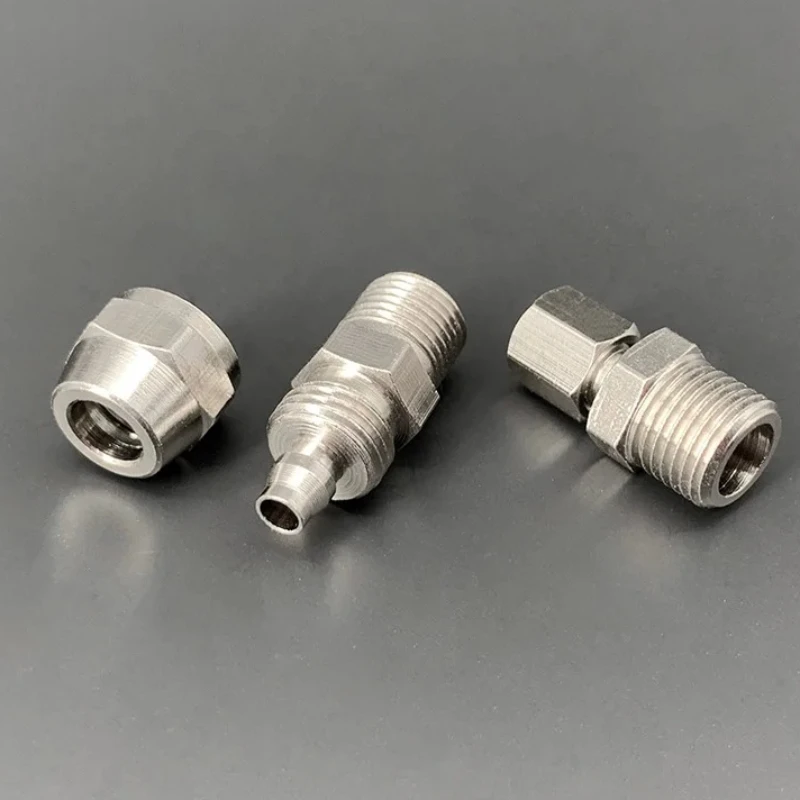 PC4 6 8 10 12mmパイプチューブからM5 1/8 1/4 3/8 1/2気管クイックスクリューパイプ継手銅製空気圧部品ファストツイストジョイント