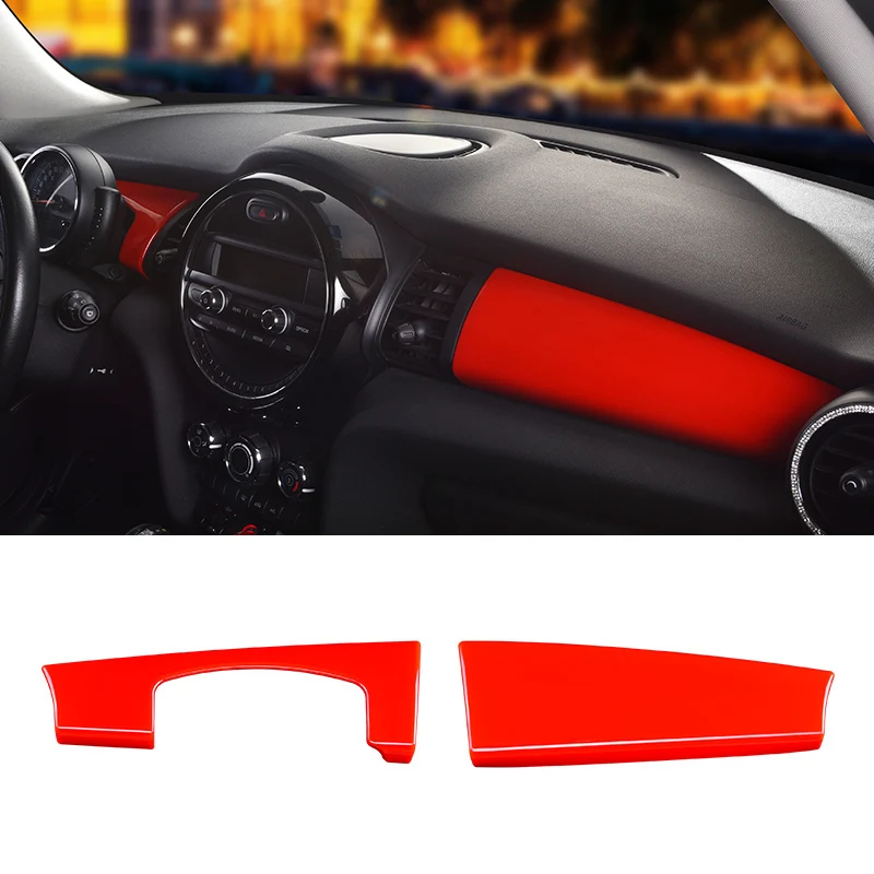 

For Mini Cooper F55 F56 F57 Car Accessories Center Control Dashboard Panel Protective Cover Co-pilot Passenger Seat Decor Trim