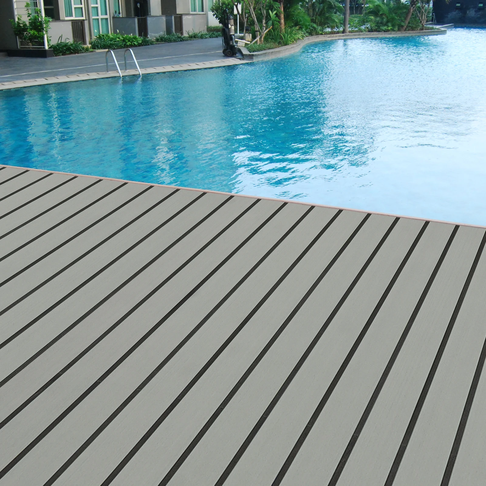 حصيرة إسفنجية EVA غير قابلة للانزلاق لـ RV، قارب - مقاومة للماء، ذاتية اللصق، أرضيات مضادة للانزلاق، سهلة التنظيف، وسادة تثبيت متينة لصالة الألعاب الرياضية #3