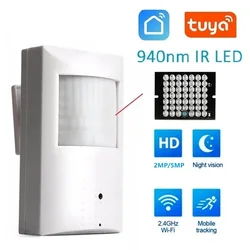 1920P Smart Life WiFi Camera Indoor PIR Style Tuya 1080P Security Monitor 2-Way Audio Invisible Surveillance 940Night Vision P2P