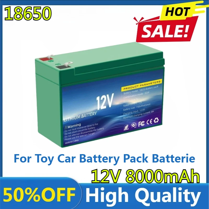 

Batterie Lithium-ion 12V 8000mAh 3S5P 18650 12V for Toy Car Battery Pack Batterie Rechargeable De Très Grande Capacité Avec BMS