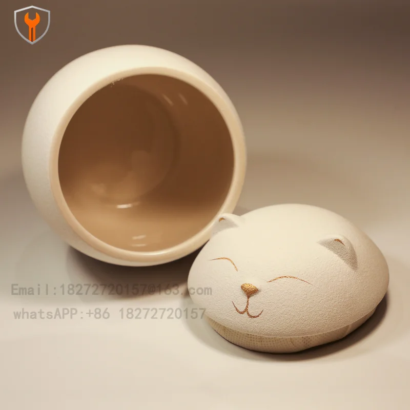 Pet Urns Cat Dog Ashes Storage Ceramic Sealed Jar Pet Memorials