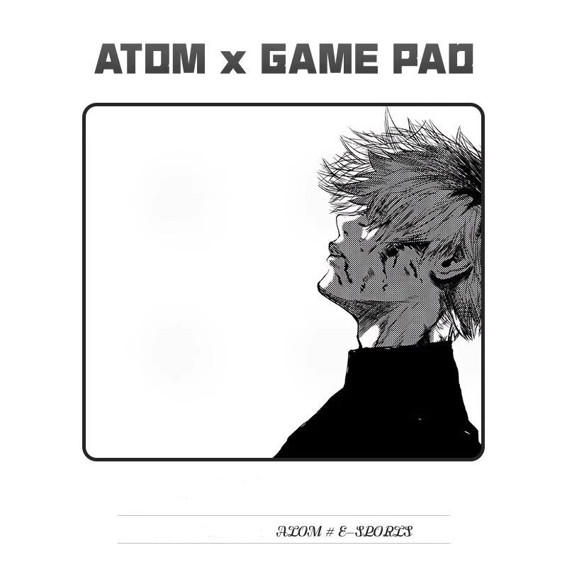 

Manga Male Lead Cool Games Mouse Pad Glass Without Locking Edges Mouse Pad Computer Mouse Mat Home Office Students Deskmat PC