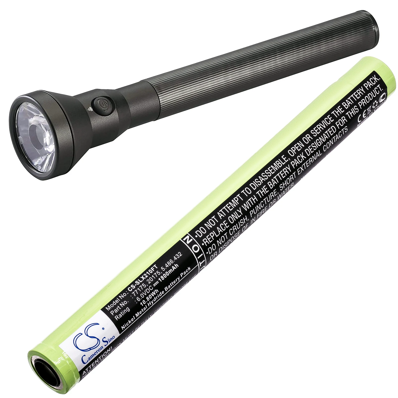 Flashlight 1800mAh Battery For Streamlight 20175  5.486.432  77175  9926J Ultrastinger  SL20X-LED