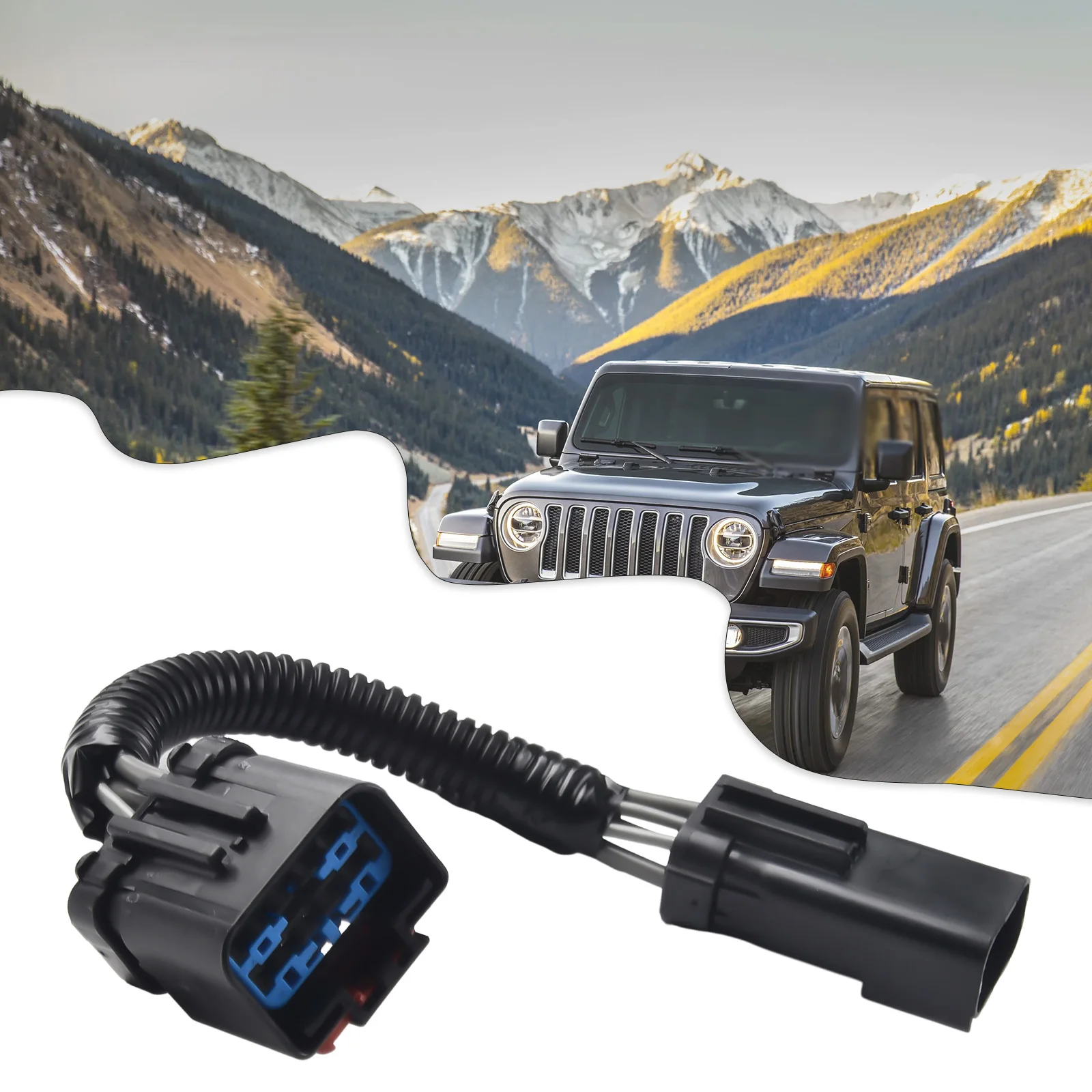 سلك تسخير ضفيرة محول ل جيب ل رانجلر TJ 1997 2002 و 2003 06 هارد توصيل كهربائي محول