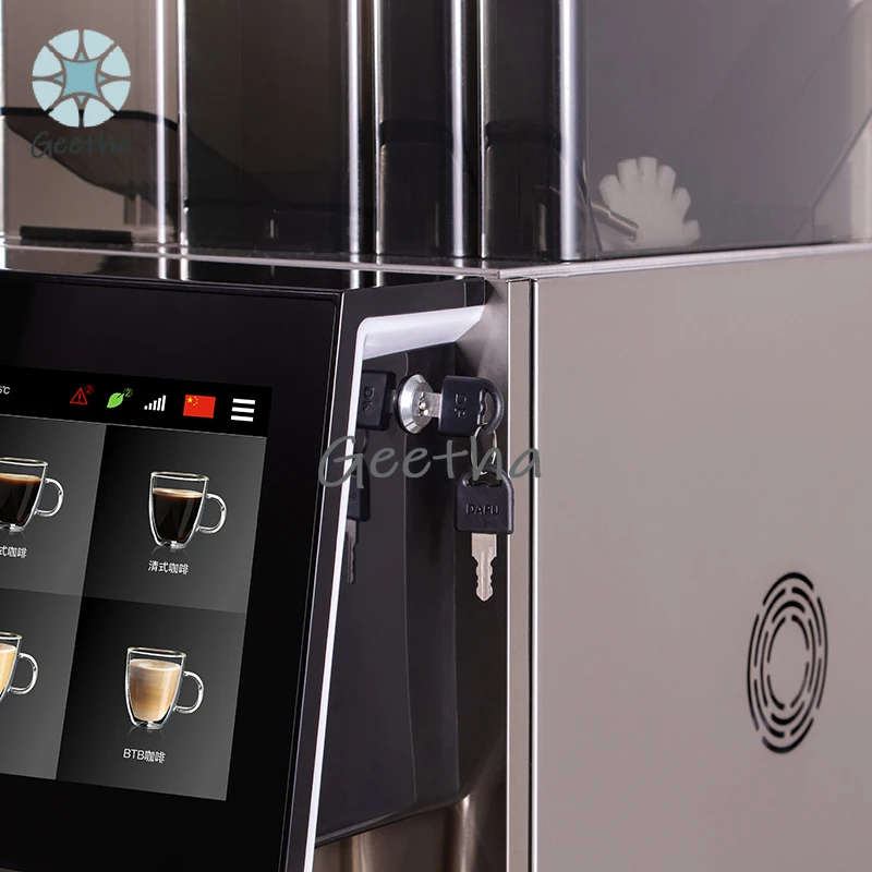 Macchina da caffè con touch screen digitale BTB-302 Macchina per caffè espresso automatica super commerciale