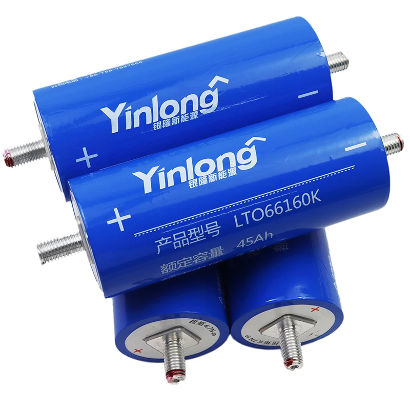 Imagem -05 - Yinlong-original Lithium Titanato Bateria Lto66160 2.3v 45ah 12v 24v 48v Car Audio Bateria de Baixa Resistência Interna Faça Você Mesmo 32 Pcs