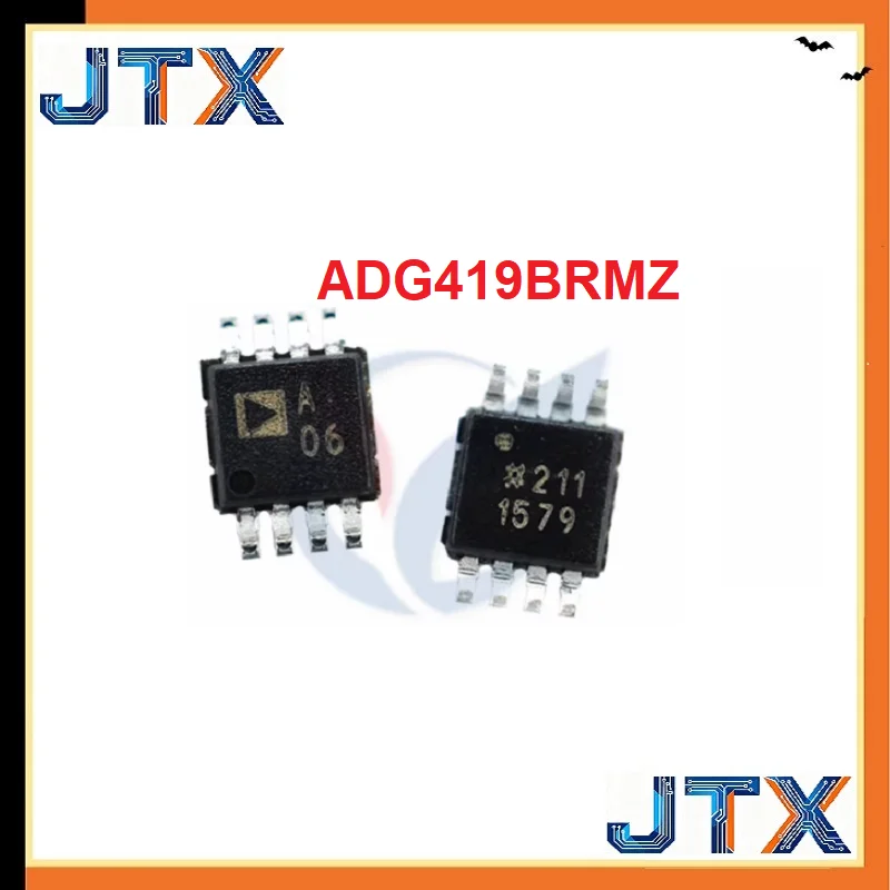 10PCS/LOT ADG419BRMZ-REEL7 ADG419BRMZ ADG419 SBB MSOP-8