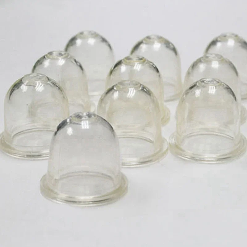 Suku Cadang Karburator 19/22Mm 10/20 Buah Tutup Bohlam Primer Karburator Pompa Bahan Bakar Kecil untuk Gergaji Mesin Pemotong Semak Pemangkas