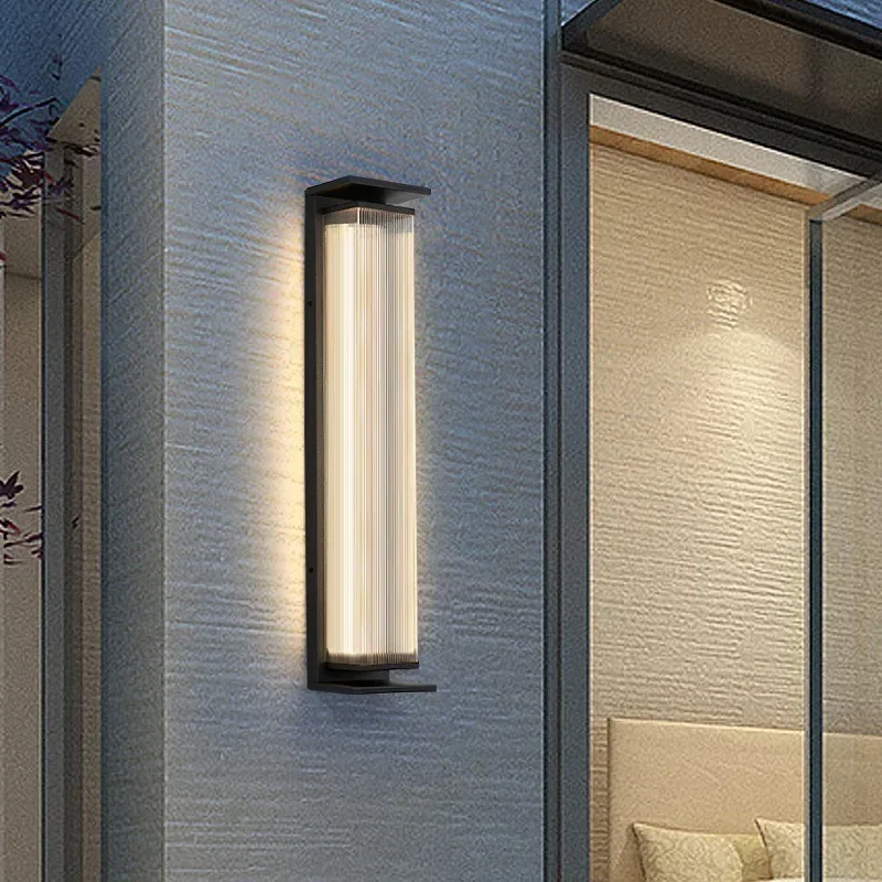 Outdoor Waterproof Wall Lamp Modern IP65 LED wall Light Courtyard Sconces For Hotel External wall Decor Light Fixture