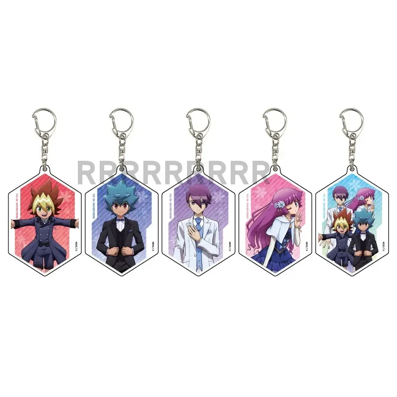 Anime YuGiOh Yu-Gi-Oh! Yami Yugi Seto Kaiba Yuga Ohdo Luke Gakuto Romin Keychain Doll Acrylic Keyring Bag Pendant for Gift