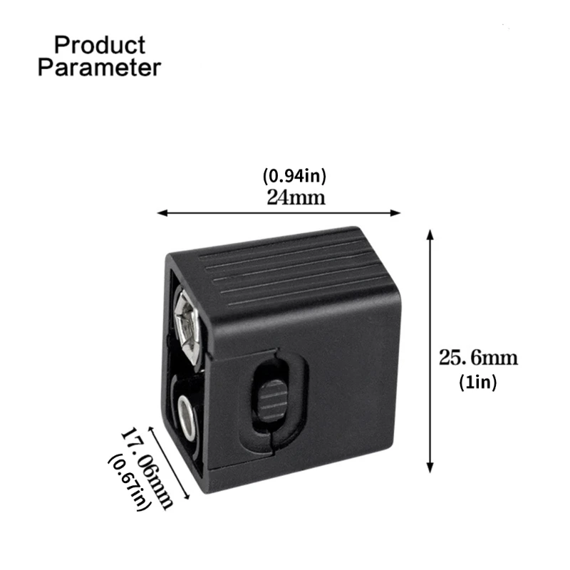 Powerful LED Flashlights 9V Outdoor Flashlight Portable Flashlight Practical Working Light for Various Applications