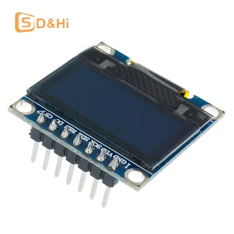 0.96 Inch OLED Display Module I2C IIC Serial White Screen 128x64 SSD1306 Driver Board Compatible With ESP32 STM32