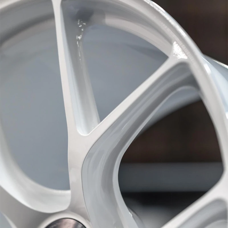 جميع الأبيض مخصص سيارة فاخرة 20 مللي متر 25 مللي متر 30 مللي متر 35 مللي متر 40 مللي متر ET مع 5x112 5x120 PCD حالة جديدة عجلات مزورة عجلات سبائك فاخرة #6