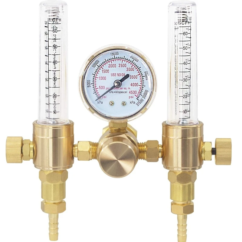 

Argon pressure reducing valve, dual flowmeter argon pressure reducing valve