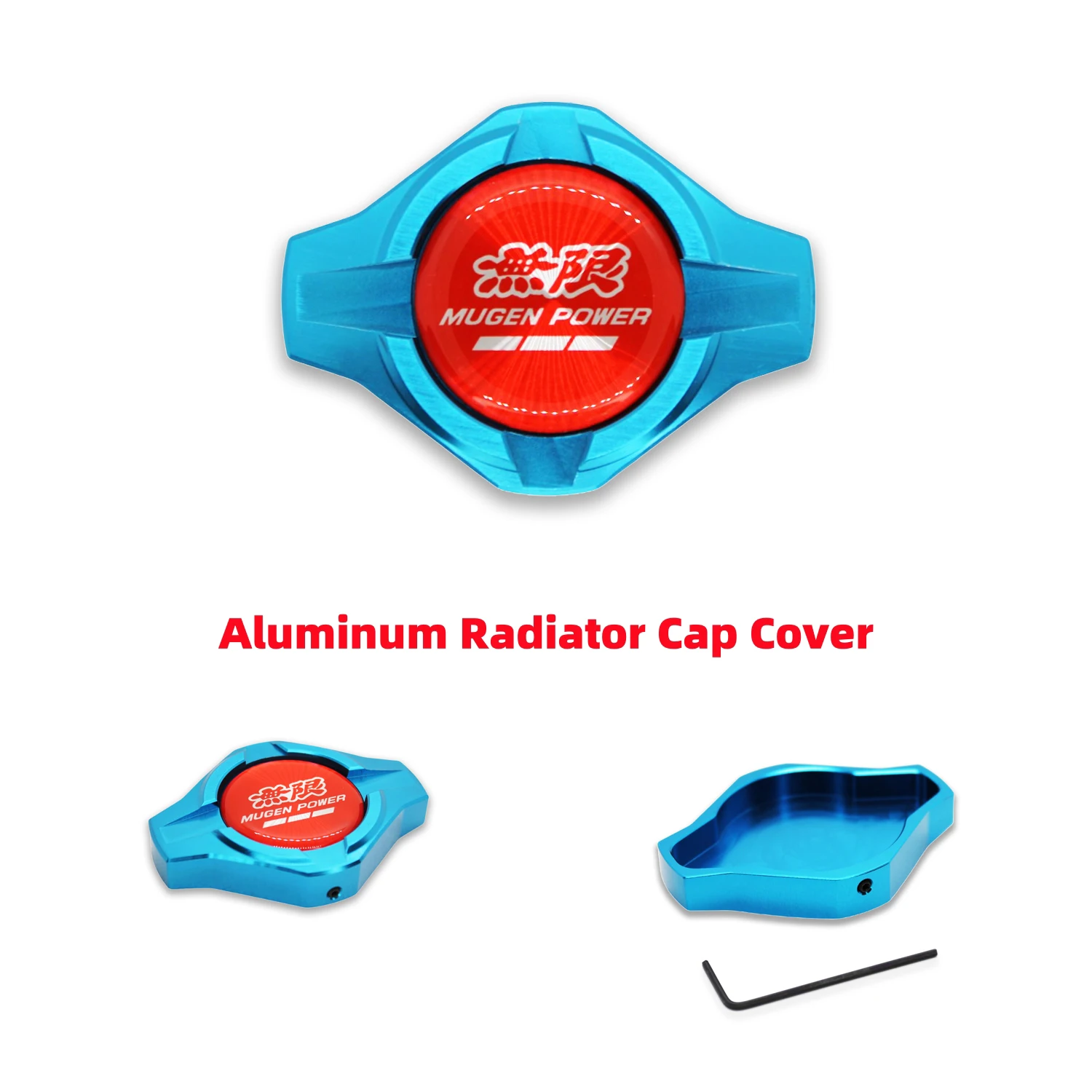 Aluminum Radiator Cap Cover for Honda Accord CIVIC SI Element ACURA INTEGRA S2000 PRELUDE CRV MUGEN POWER JDM