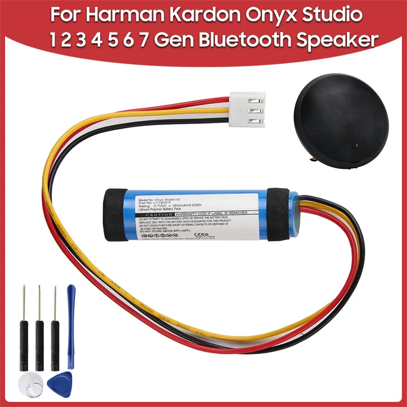 

Сменный аккумулятор ICR22650 CP-HK10 для Harman Kardon Onyx Studio 1, 2, 3, 4, 5, 6, 7 поколения, аккумулятор для Bluetooth-динамика