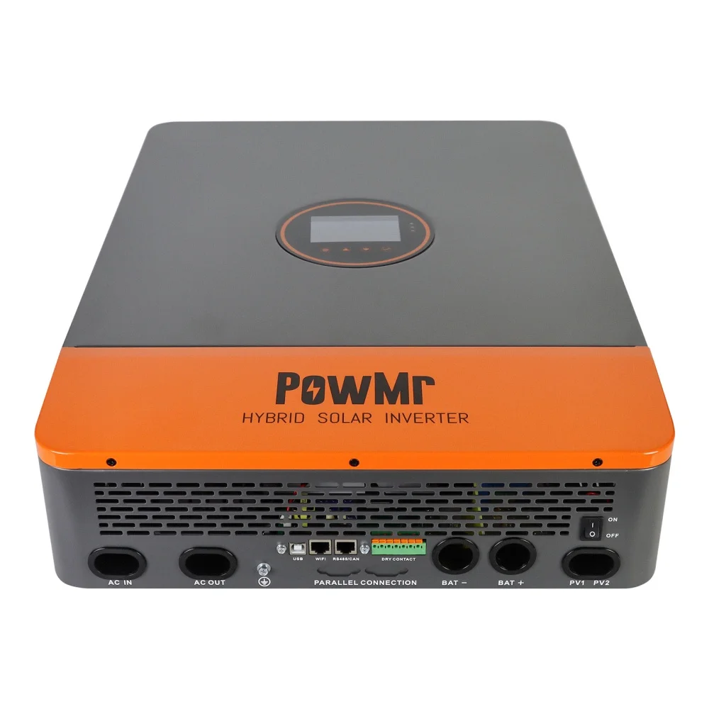 

PowMr 12KW Three Phase Hybrid Solar Inverter 260A Dual MPPT 48V to 230V&400V Support Time Slot Charging PV 800V up to 6 Units in Parallel Pure Sine Wave Inverterfor Home Energy Storage