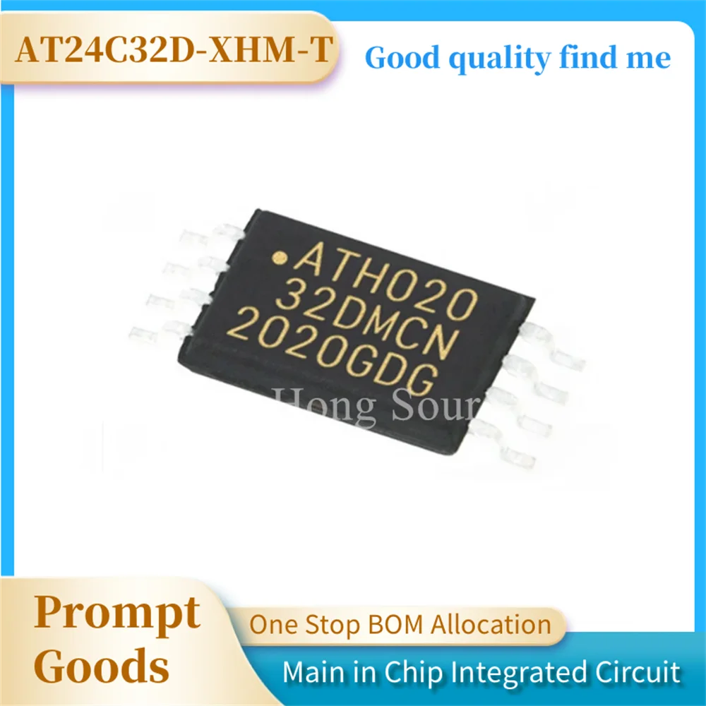 AT24C32D-XHM-T IC EEPROM 32KBIT I2C 1MHZ 8TSSOP EEPROM Memory IC 32Kbit I²C 1 MHz 550 ns 8-TSSOP