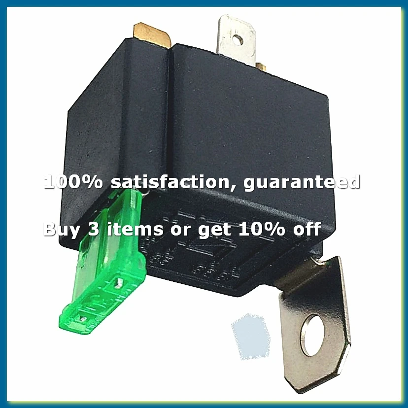 4Pin DC12V 30A Fused On/Off Automotive Fused Relay With insurance wire-AD33