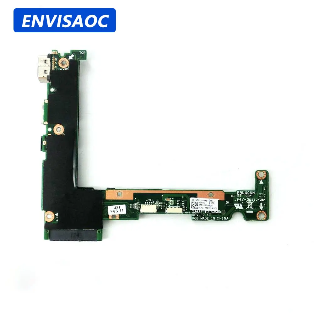 OEM For ASUS S200 S200E X201E X202E Laptop USB Board Audio Board Headphone Jack Sound Card Board VGA Board Power Switch Board