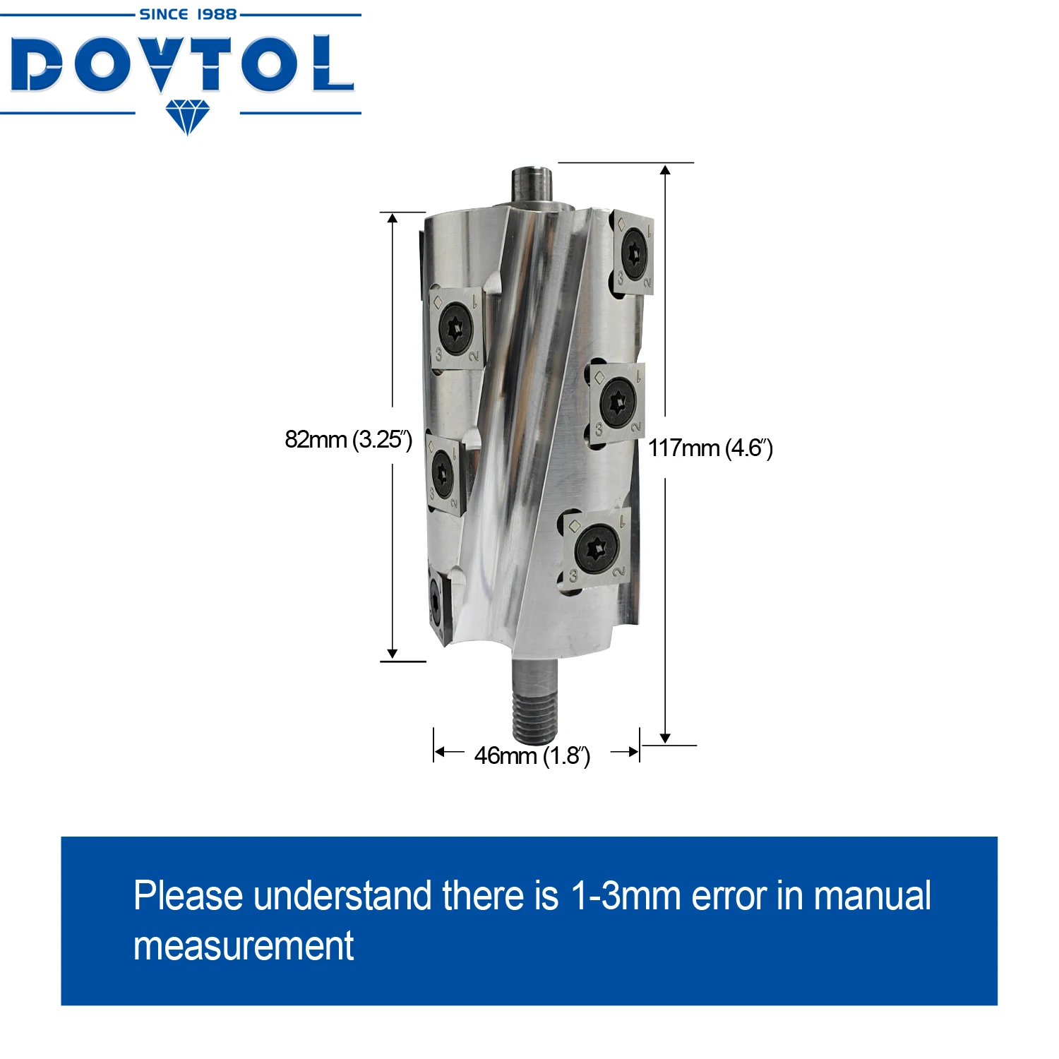 Woodworking tool helical spiral cutter head Spiral blade shaft for Makita 1900B Wood Planer Thicknesser Machine Planer Blade