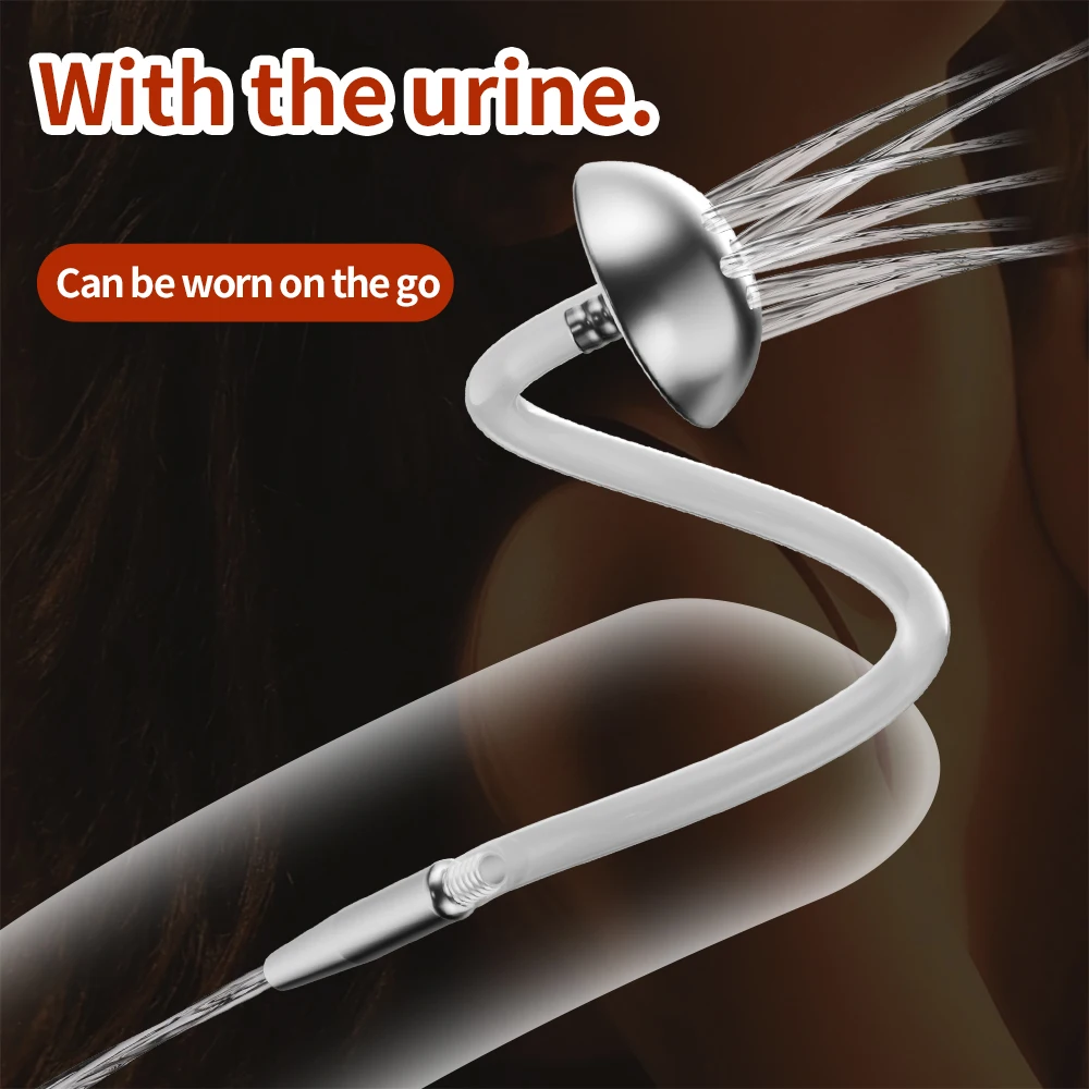 موسع الإحليل الناعم ، عصا عين الحصان مع وظيفة الدش ، قضيب القضيب ذكر الاستمناء محفز القسطرة ألعاب الجنس