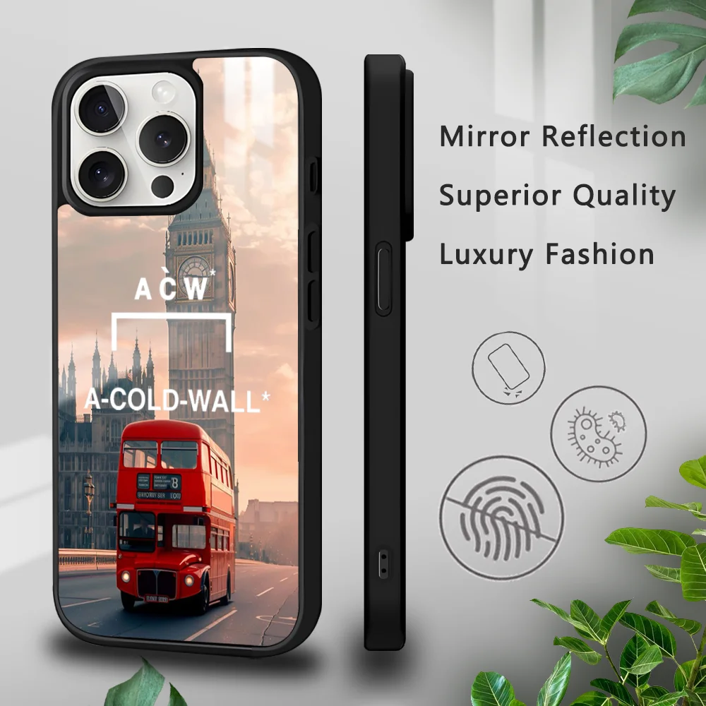 Classic British landscape Phone Case For iPhone 16 15 14 13 12 11 Pro Xs Max Mini Plus Celulares Hard Funda