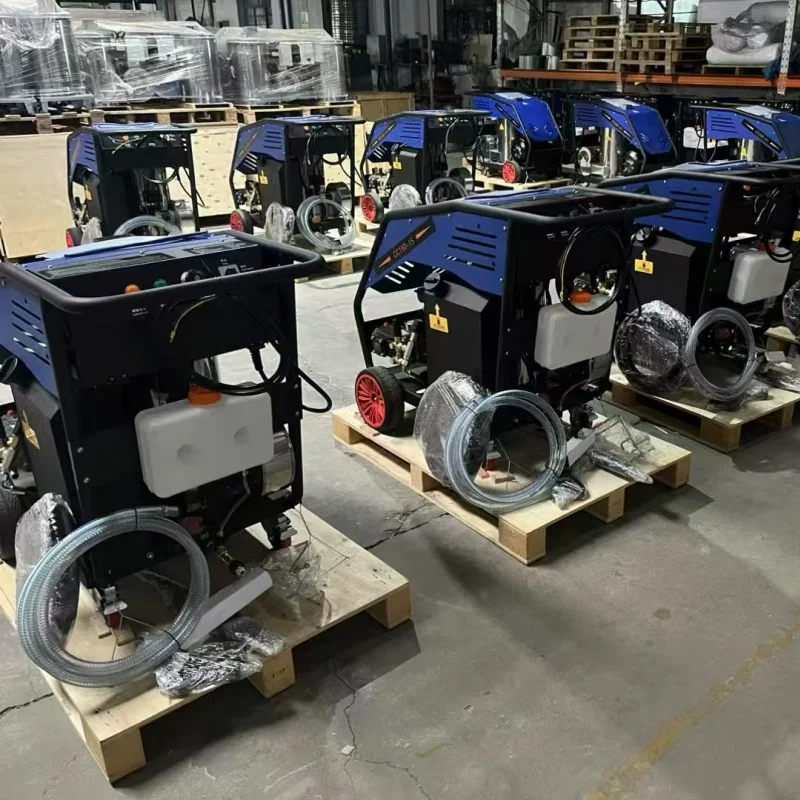 بيع كهربائي 4000 رطل لكل بوصة مربعة مقطورة فعالة ومريحة للتنظيف المحمول غسالة ضغط الماء الساخن #2