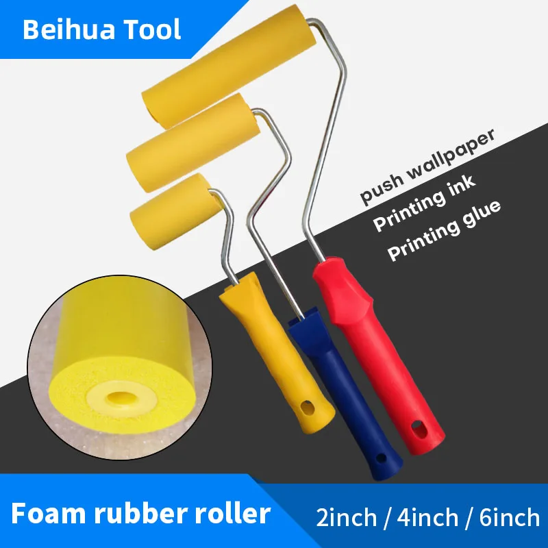 thumbnail image 2 of 2-Pack Sponge Seam Rollers For Vinyl Wrapping & Wallpaper - Soft Foam Applicator For Car Wraps, Tint Film, Crafts 2 of 4